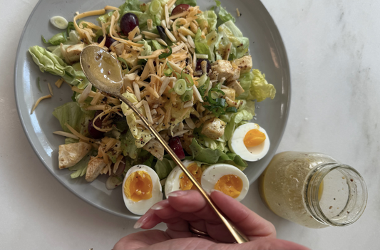 Insalata Mista with Jammy Eggs