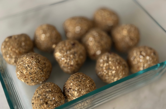 Banana Bread Energy + Fiber Balls