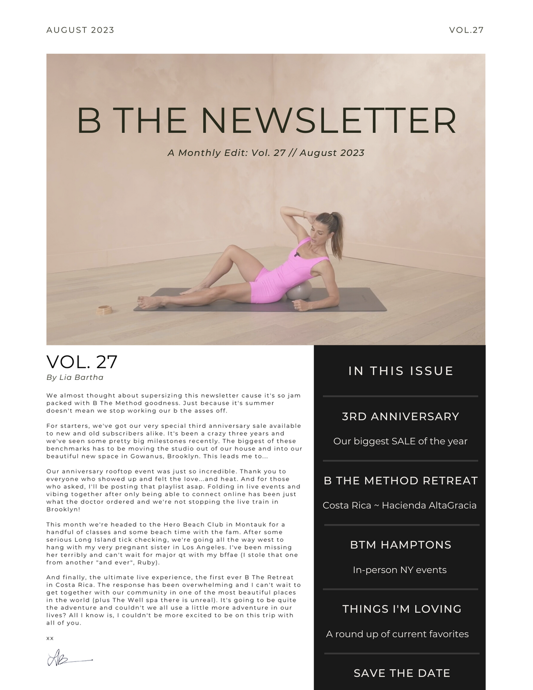 Newsletter Vol.27