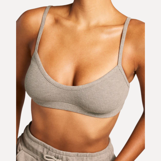 Waffle Knit Bra