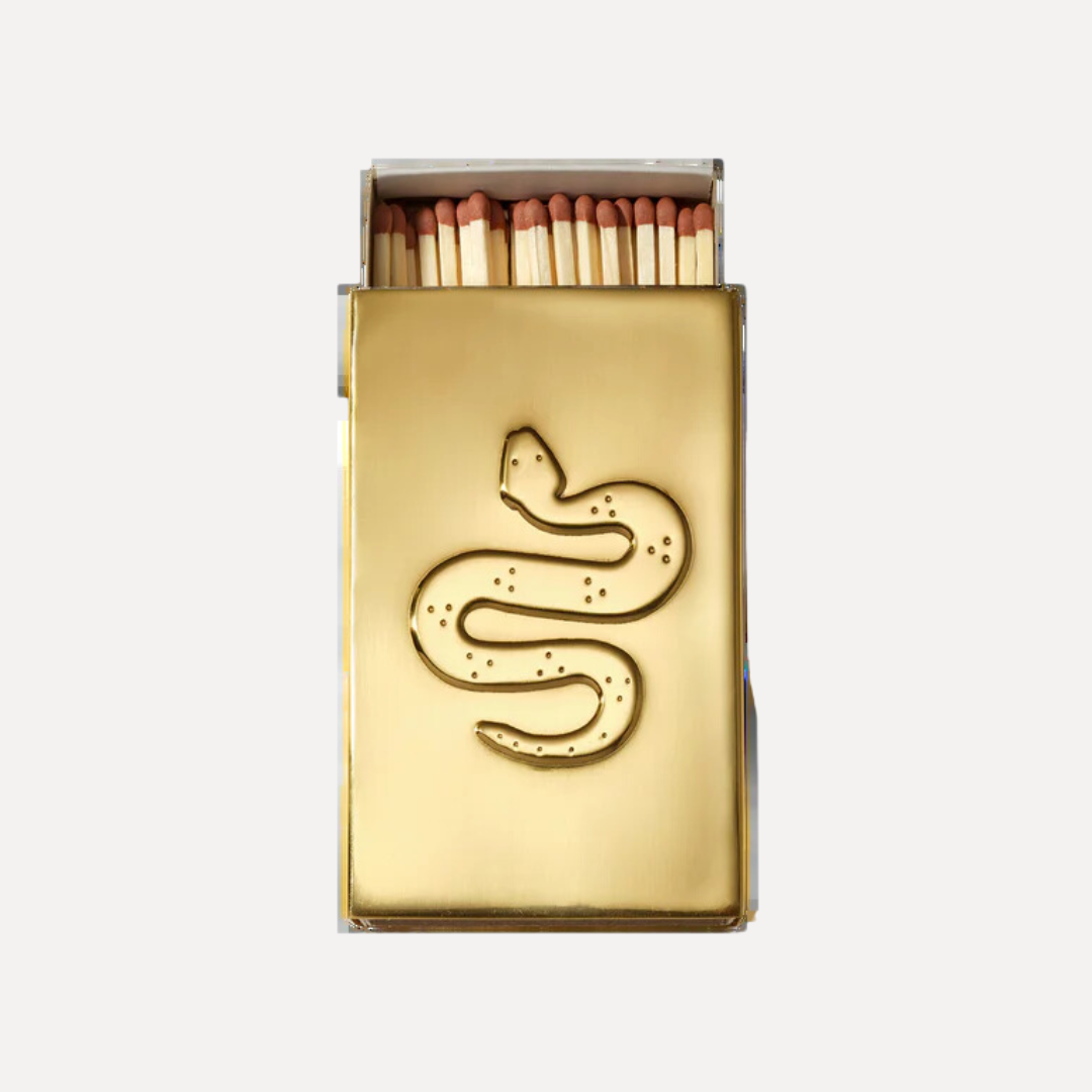 Serpent Brass Matchbox Sleeve