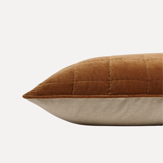 Hand Stitched Velvet Pillow