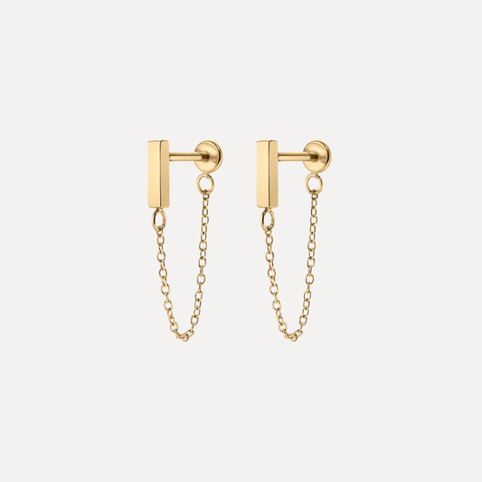 Bar Chain Earrings